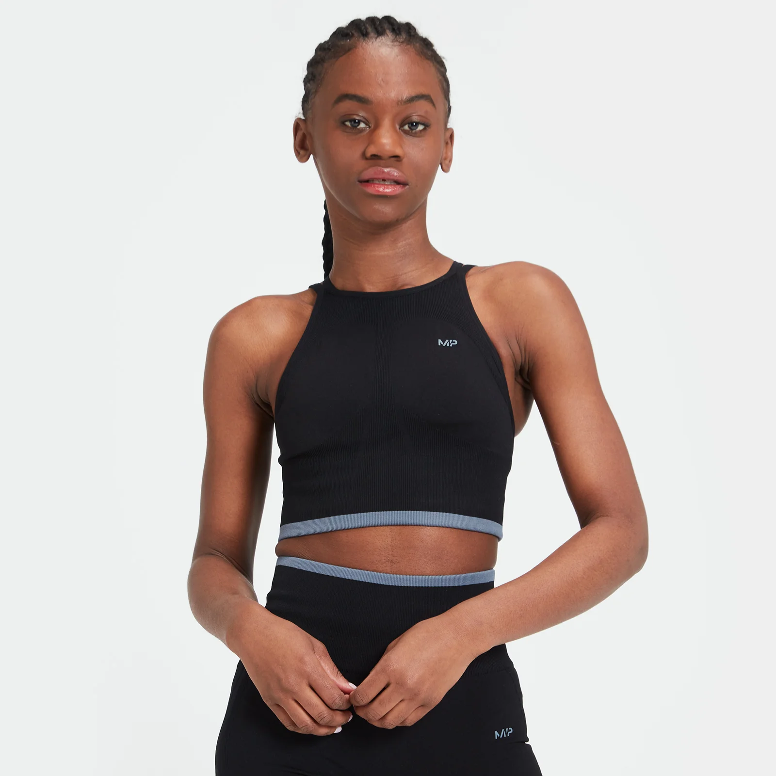 Brassière de sport sans coutures MP Adapt pour femmes – Noir - M Image 1