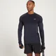 Haut sans coutures à manches longues MP Essentials pour hommes – Noir chiné