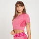 T-shirt court à manches courtes MP Curve pour femmes – Magenta