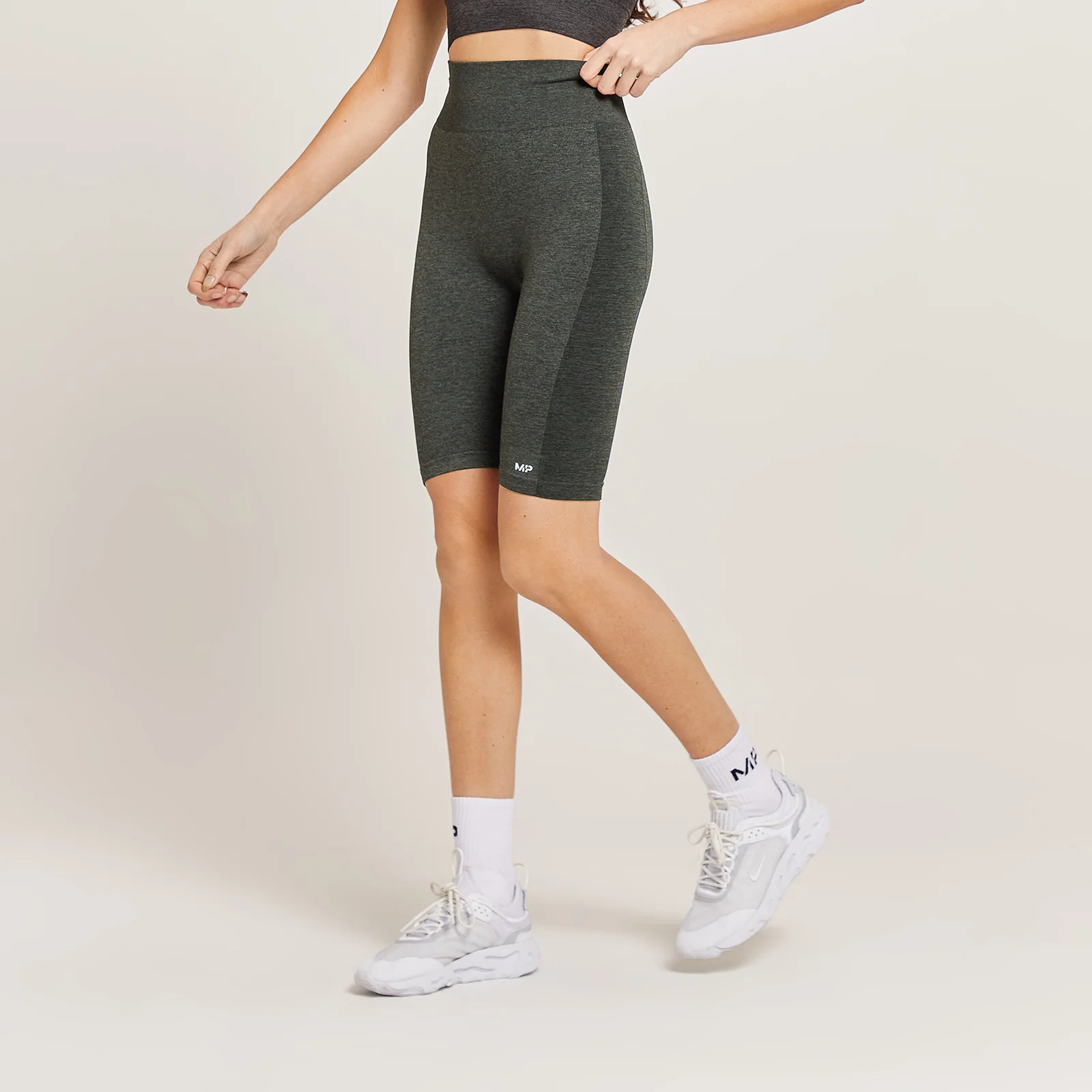 Cycliste taille haute MP Curve pour femmes – Carbone chiné - XXS Image 1