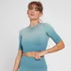 Crop top sans coutures MP Velocity Ultra pour femmes – Bleu gris