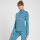 Haut à fermeture éclair ¼ MP Velocity Ultra pour femmes – Bleu gris