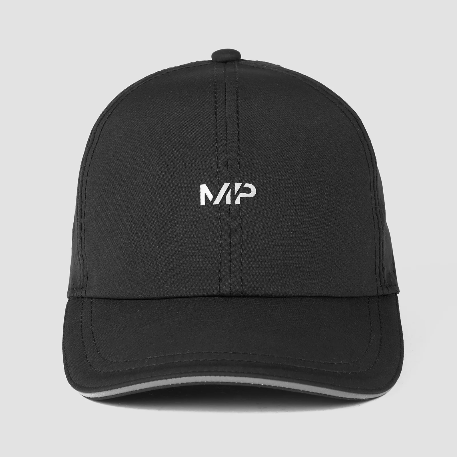 Casquette d’entraînement respirante MP – Noir/Réfléchissant Image 1