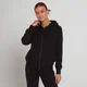Sweat à capuche zippé MP Dynamic Training pour femmes – Noir délavé