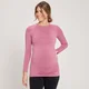 T-shirt de maternité sans coutures à manches longues MP pour femmes – Mauve