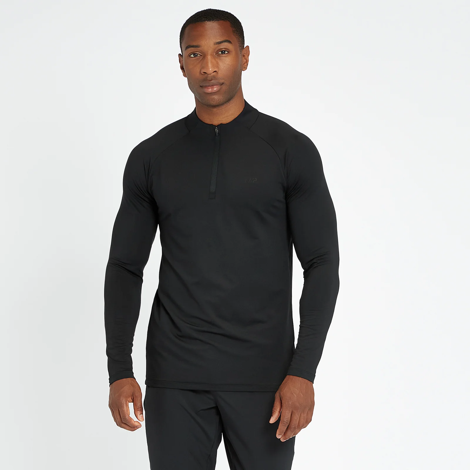 Haut à fermeture éclair ¼ MP Training Ultra pour hommes – Noir - XXS Image 1