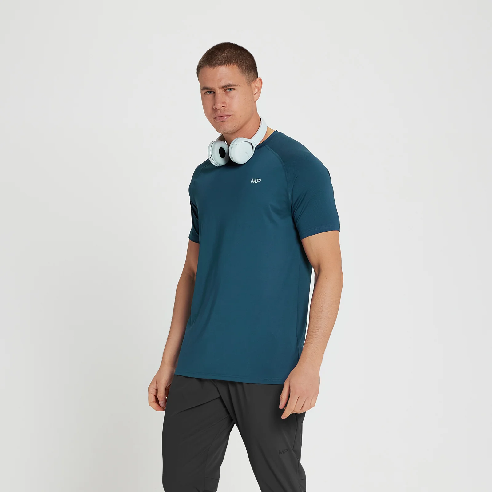 T-shirt à manches courtes MP Velocity pour hommes – Bleu sarcelle - XXS Image 1