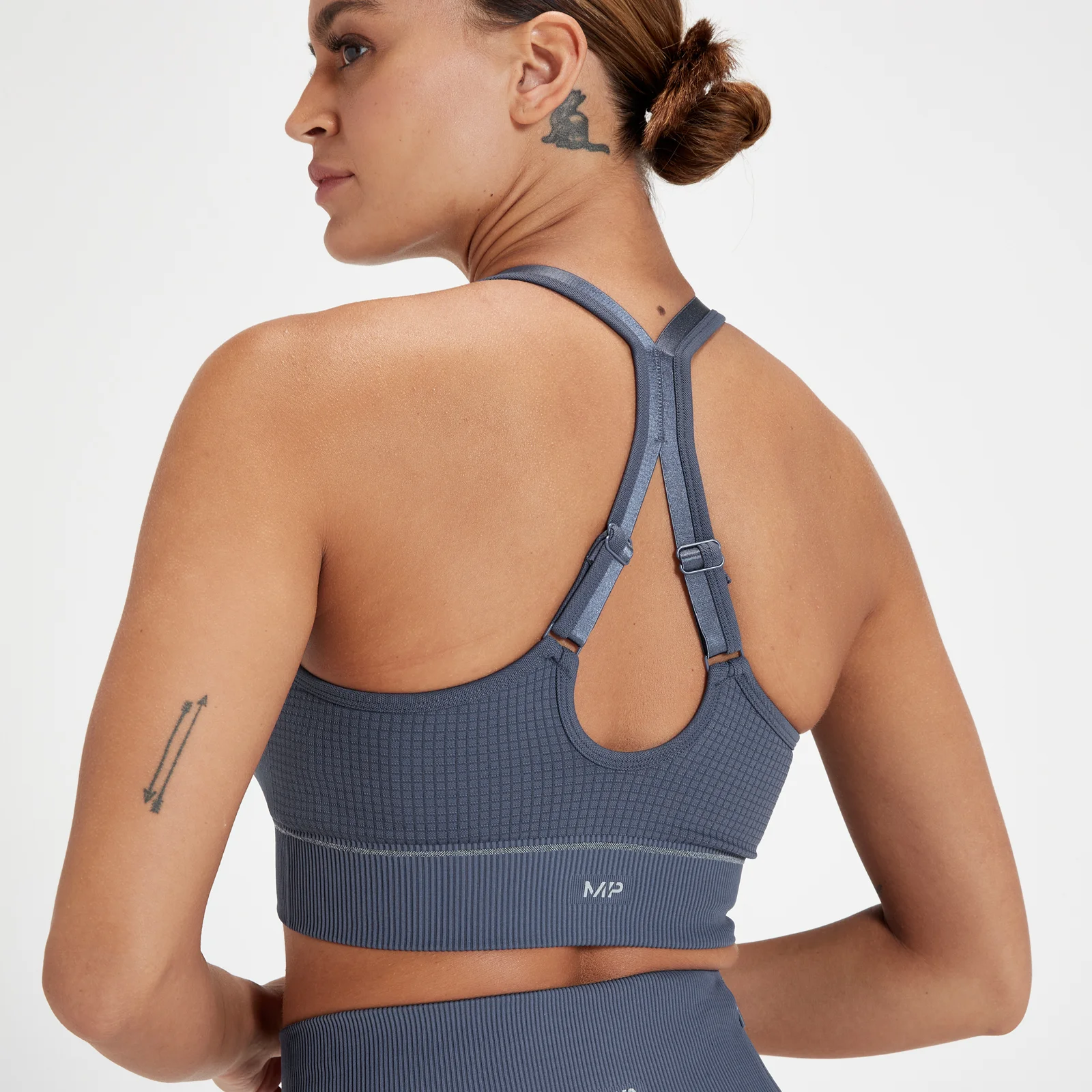 Brassière de sport sans coutures en graphène MP Velocity Ultra pour femmes – Bleu ombragé - XS Image 1