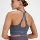 Brassière de sport sans coutures en graphène MP Velocity Ultra pour femmes – Bleu ombragé