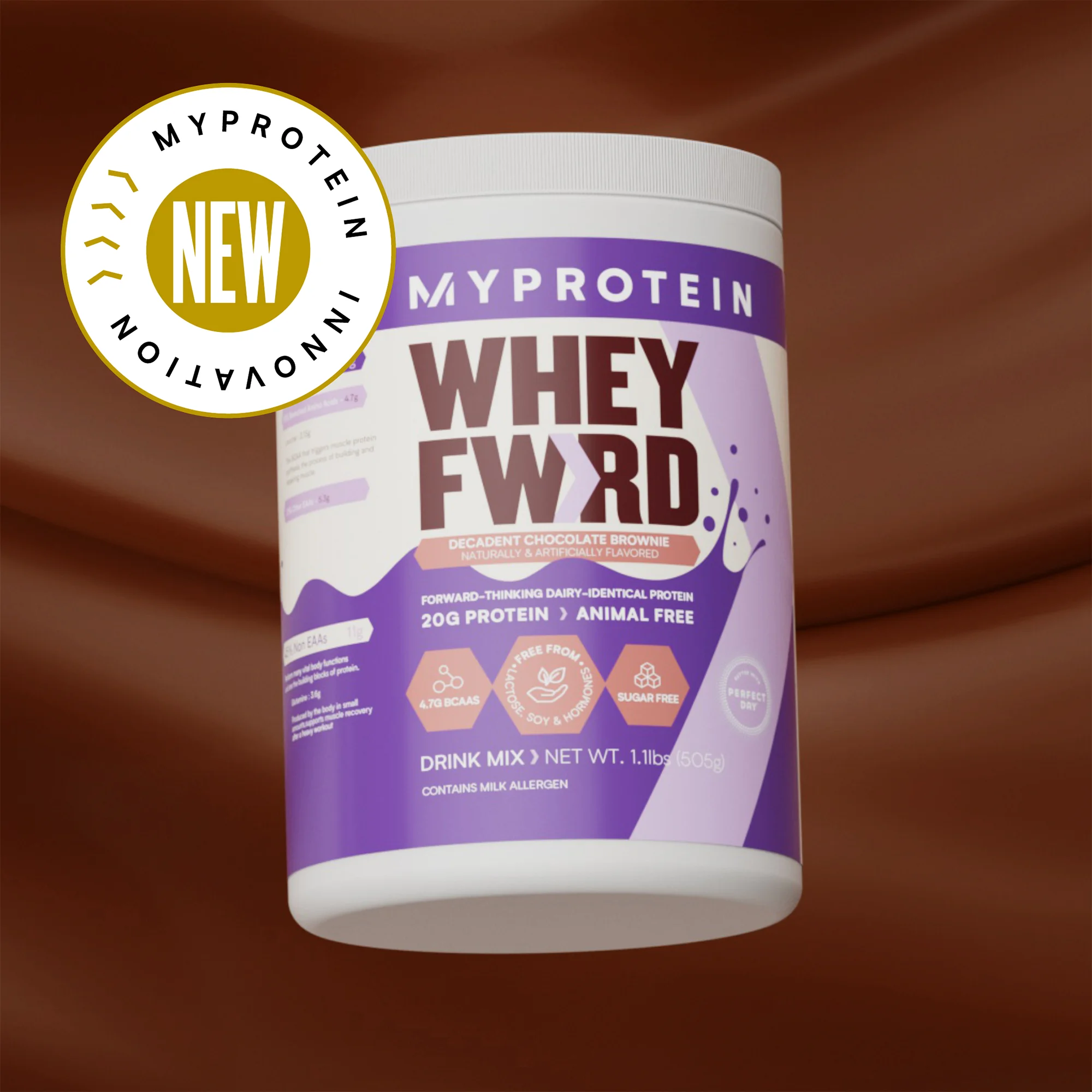 Myprotein Animal Free Whey Protein (USA) - 10portions - Decadent Chocolate Brownie Image 1