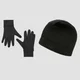 Ensemble bonnet et gants de course réfléchissants MP – Noir