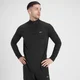 Haut à fermeture éclair ¼ MP Velocity pour hommes – Noir