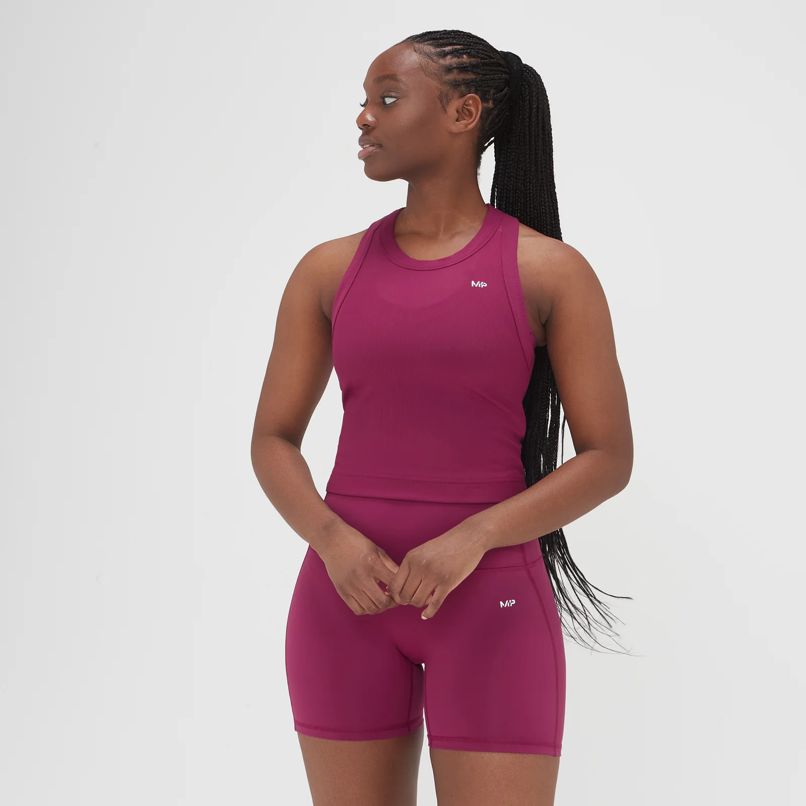Débardeur côtelé MP Adapt pour femmes – Violet foncé - XS Image 1