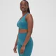 Brassière de sport sans coutures MP Composure pour femmes – Bleu sarcelle