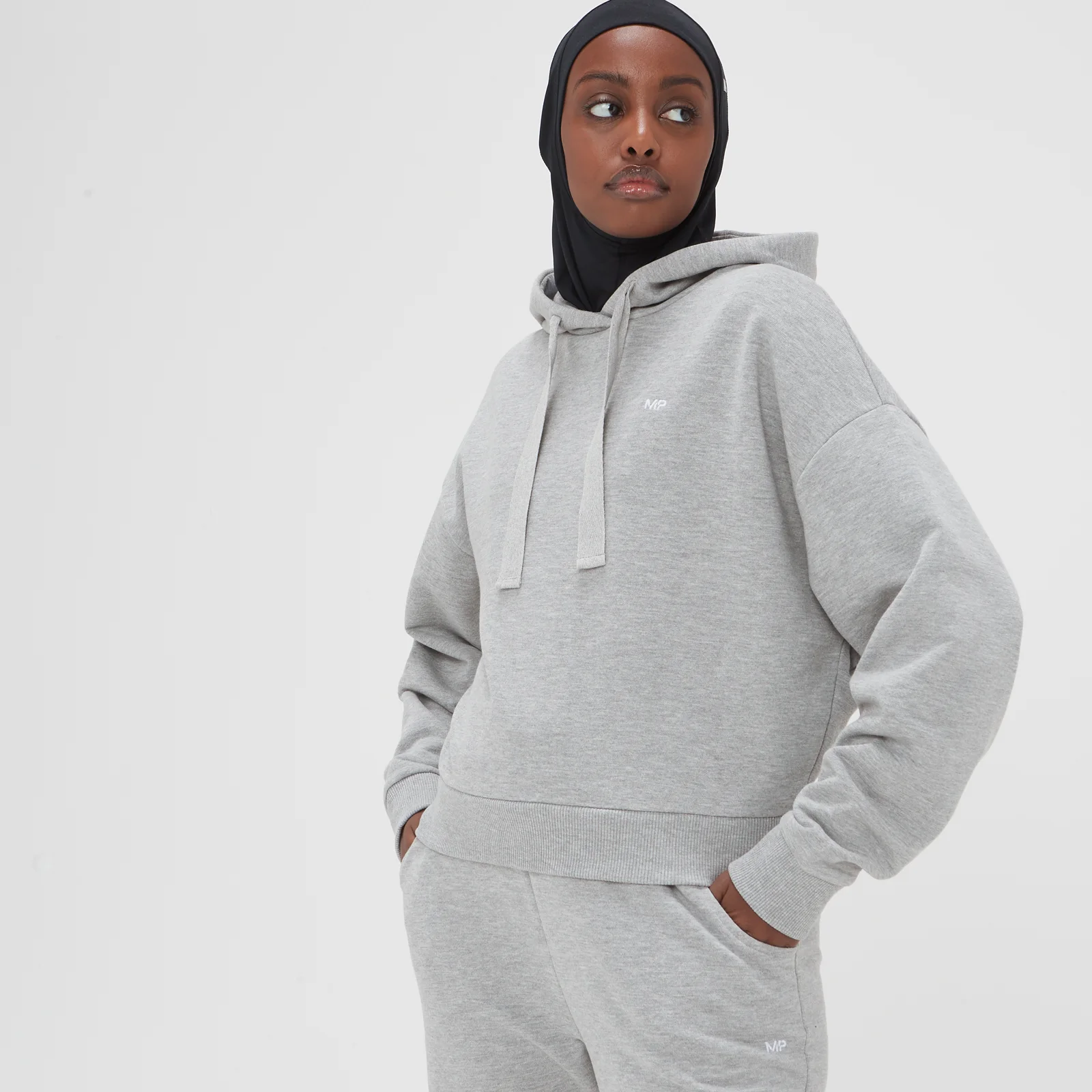 Sweat à capuche MP Composure pour femmes – Gris chiné - XS Image 1