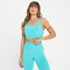 Brassière de sport sans coutures MP Tempo Tonal pour femmes – Turquoise vif