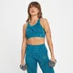 Brassière de sport sans coutures MP Tempo Wave pour femmes – Bleu sarcelle