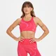 Brassière de sport sans coutures MP Tempo Wave pour femmes – Rouge