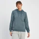 Sweat à capuche avec poche kangourou MP pour femmes – Bleu fumé