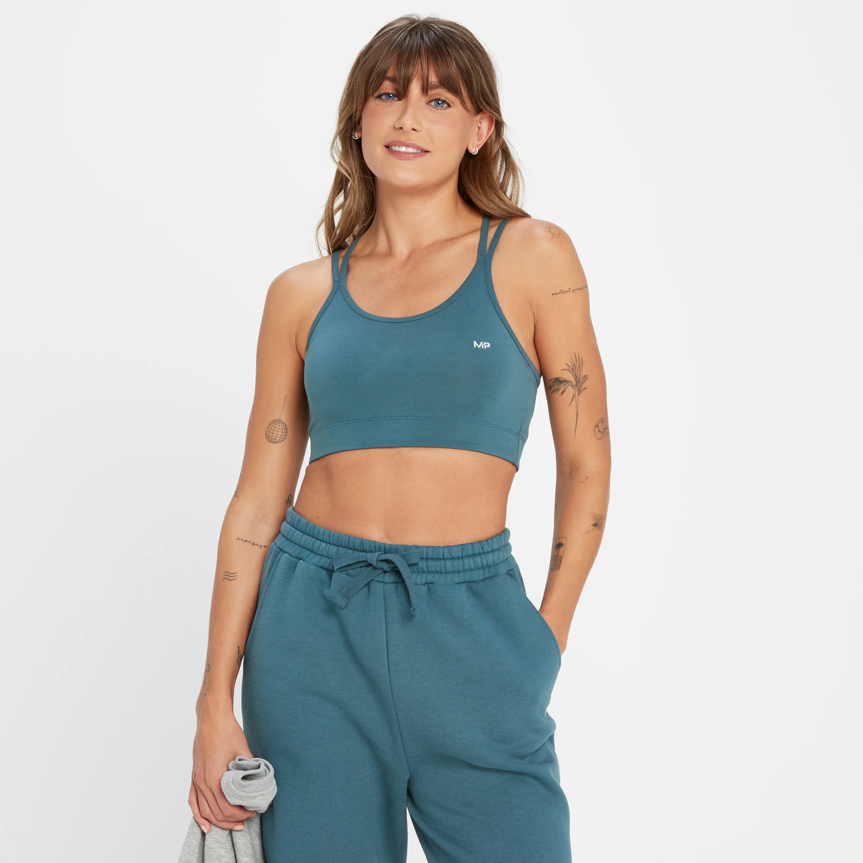 Brassière en jersey MP pour femmes – Bleu fumé - XS Image 1