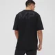 T-shirt oversize MP Grit Graphic pour hommes – Noir