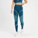 Legging sans coutures avec effet froncé MP Impact pour femmes – Bleu sarcelle
