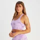 Brassière de sport sans coutures MP Shape pour femmes – Tie-dye violet