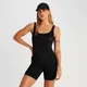 Combinaison moulante côtelée sans coutures MP Tempo pour femmes – Noir