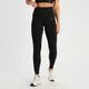 Legging côtelé sans coutures MP Tempo pour femmes – Noir