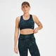 Brassière de sport à motif sans coutures MP Adapt pour femmes – Bleu marine foncé