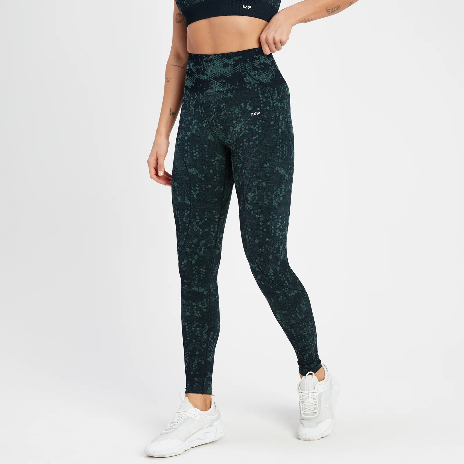 Legging à motif sans coutures MP Adapt pour femmes – Bleu marine foncé - XS Image 1