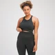 Brassière de sport sans coutures MP Tempo Illusion pour femmes – Noir