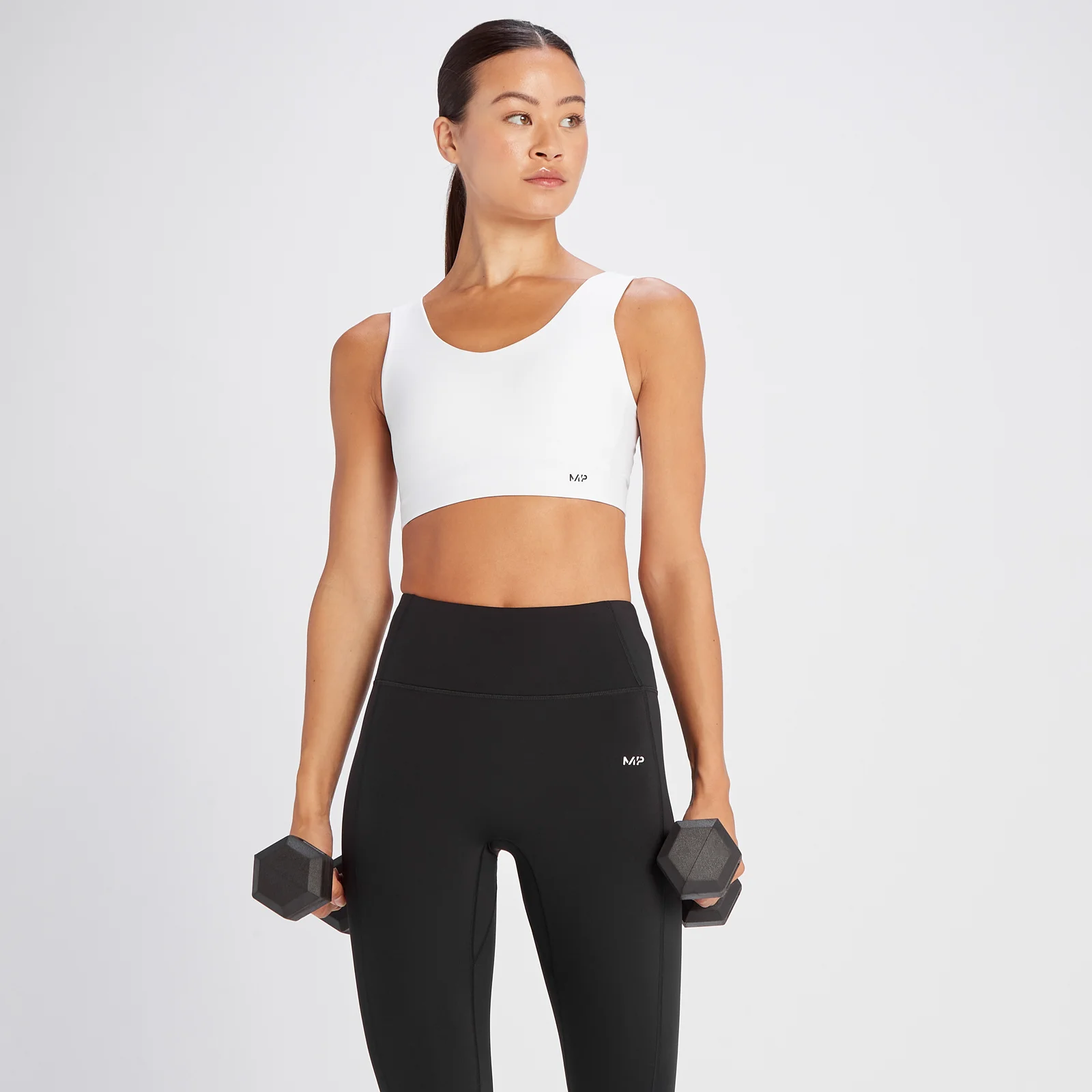 Brassière de sport MP Tempo Basics pour femmes – Blanc - XS Image 1
