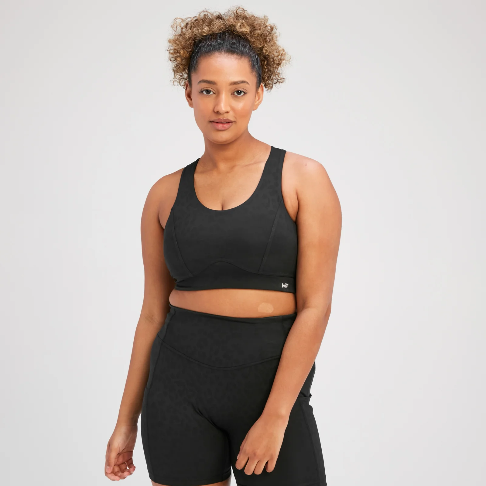Brassière de sport MP Tempo Animal pour femmes – Noir - XS Image 1