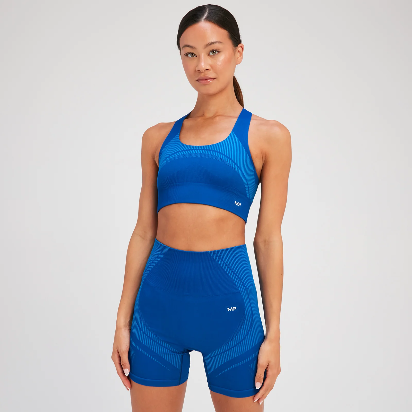 Brassière de sport sans coutures MP Tempo Ultra pour femmes – Bleu surf - XS Image 1