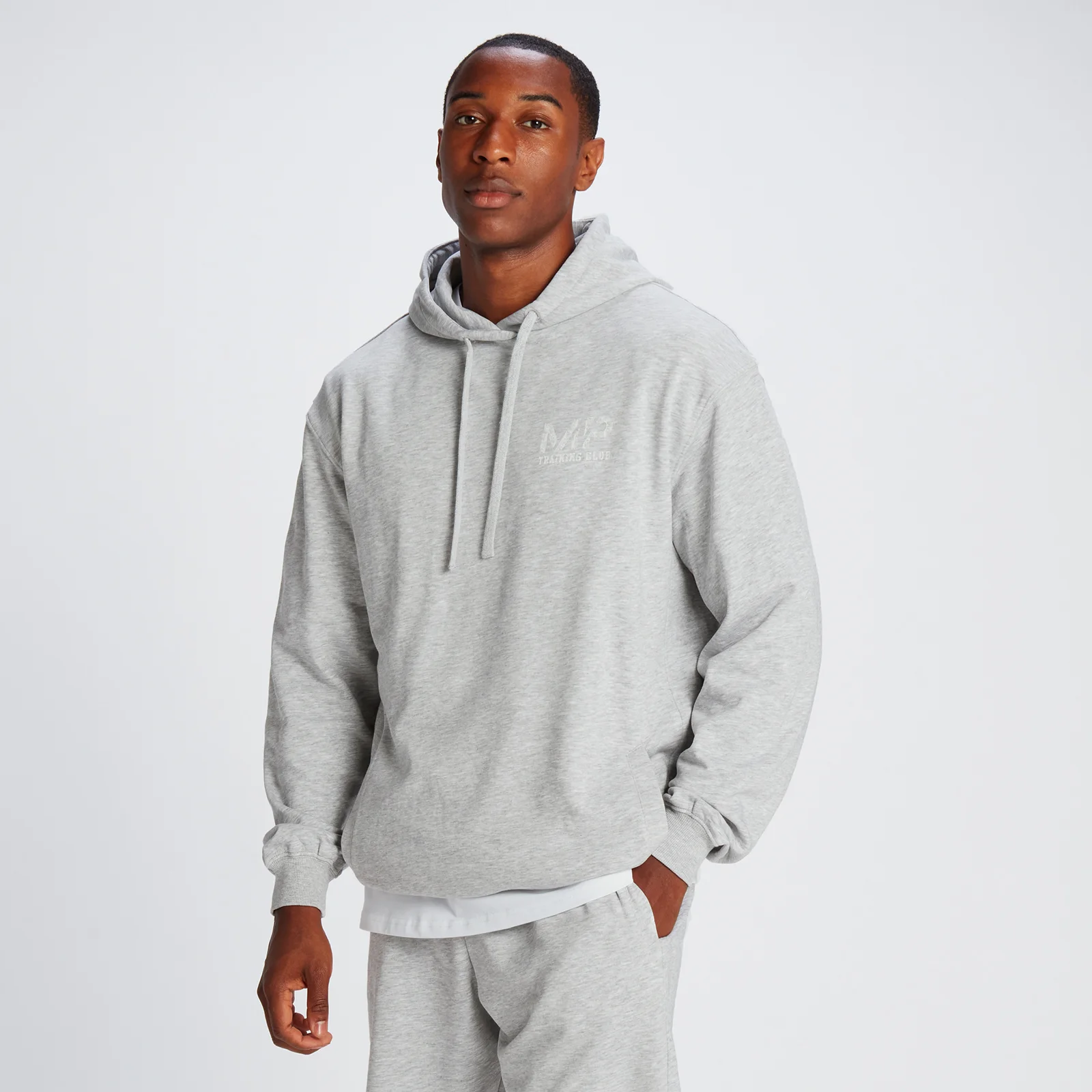 Sweat à capuche en coton MP Tempo pour hommes – Orage chiné - XS Image 1