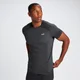 T-shirt sans coutures à manches courtes MP pour hommes – Noir chiné