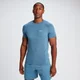 T-shirt sans coutures à manches courtes MP pour hommes – Bleu anthracite