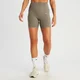 Short côtelé sans coutures MP Tempo pour femmes – Taupe foncé