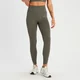 Legging côtelé sans coutures MP Tempo pour femmes – Vert taupe