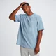 T-shirt oversize MP Grit Graphic pour hommes – Bleu doux
