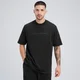T-shirt oversize MP Rest Day pour hommes – Noir