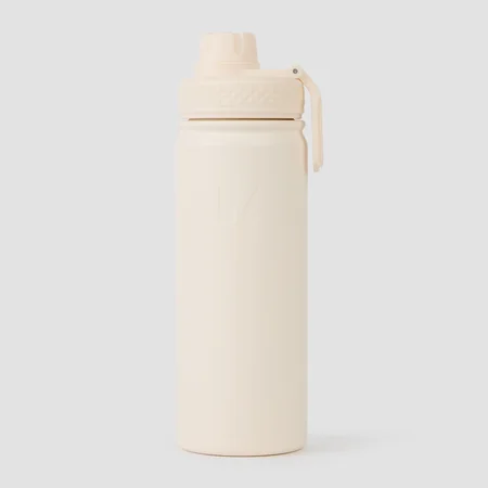 Gourde en acier inoxydable de taille moyenne Masterbrand – Crème naturel