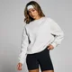 Sweat oversize MP Basics pour femmes – Gris clair chiné