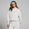 Sweat à capuche oversize MP Basics pour femmes – Gris clair chiné