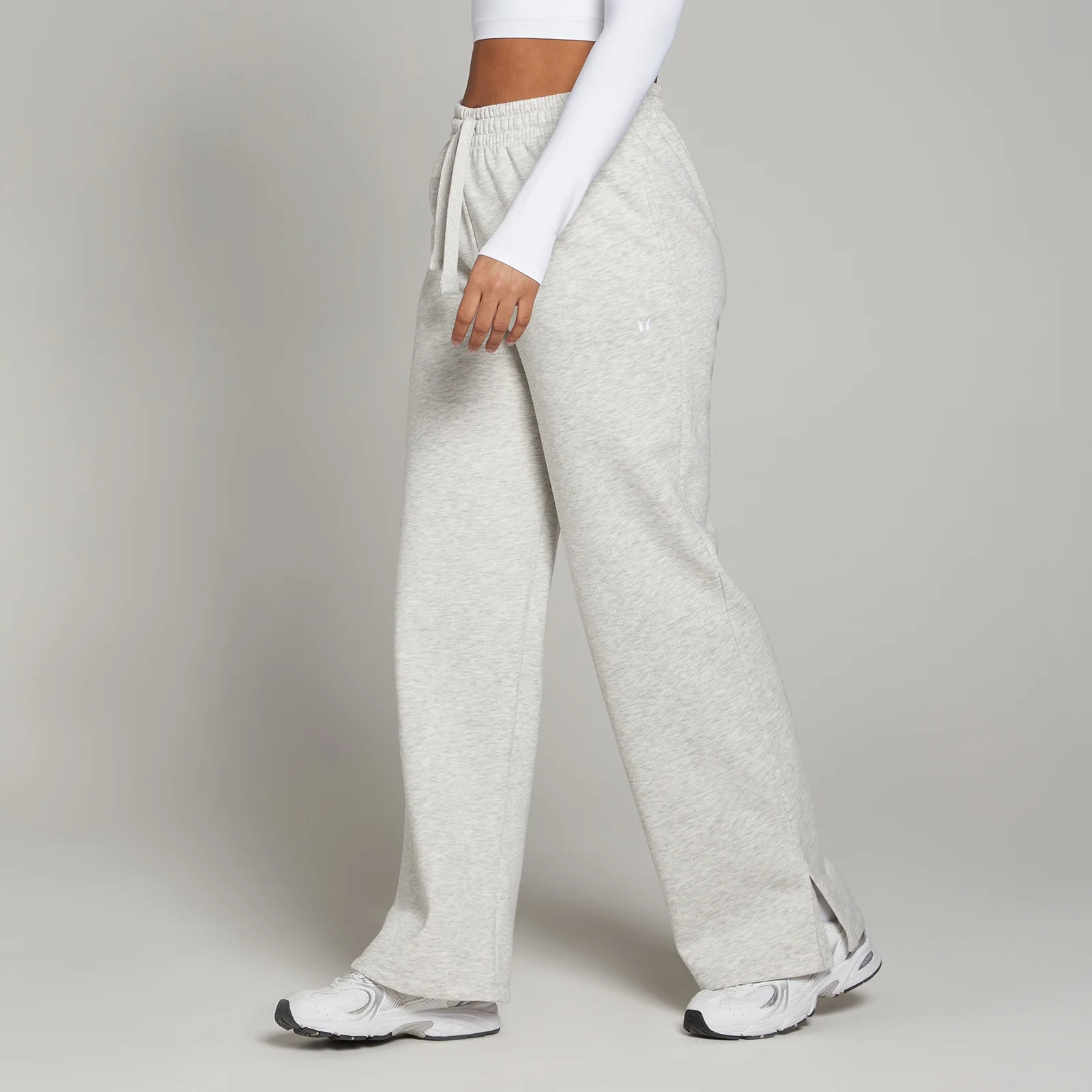 Jogging coupe droite MP Basics pour femmes – Gris clair chiné - S Image 1