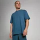T-shirt oversize délavé MP Tempo pour hommes – Bleu mariné délavé