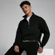 Haut épais à fermeture éclair ¼ MP Lifestyle pour hommes – Noir