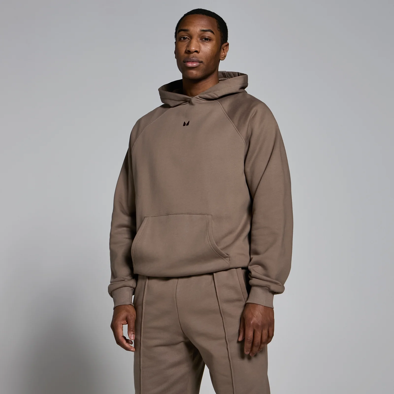 Sweat à capuche épais MP Lifestyle pour hommes – Brun clair - XS Image 1
