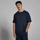 T-shirt épais oversize MP Lifestyle pour hommes – Bleu marine foncé